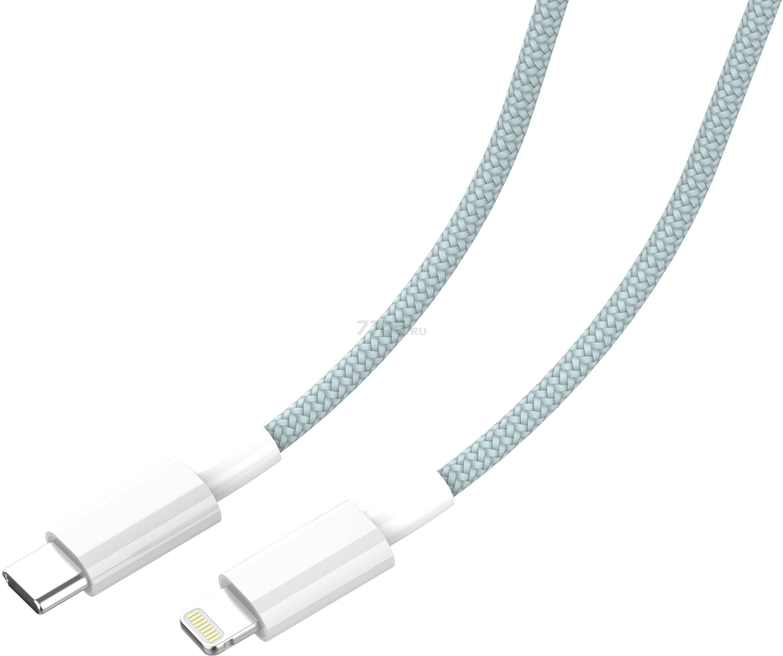Кабель USB KEIZEN KZ-5289104, Type-C - Lightning, PD20W, 1 м, голубой - Фото 11