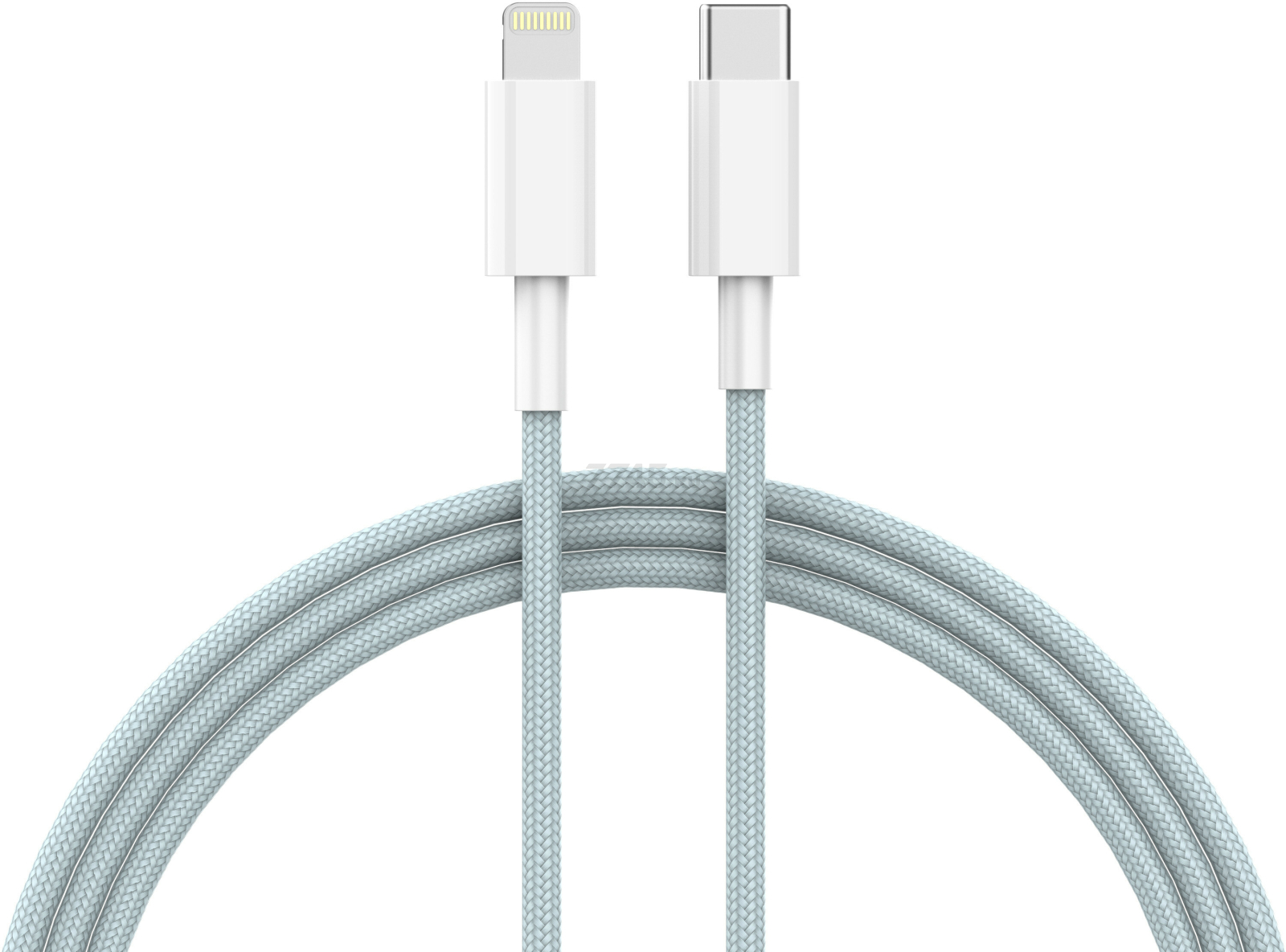 Кабель USB KEIZEN KZ-5289104, Type-C - Lightning, PD20W, 1 м, голубой - Фото 12