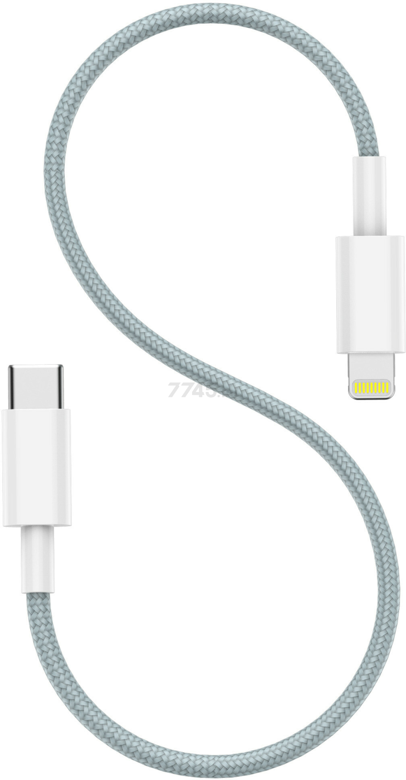 Кабель USB KEIZEN KZ-5289104, Type-C - Lightning, PD20W, 1 м, голубой - Фото 13