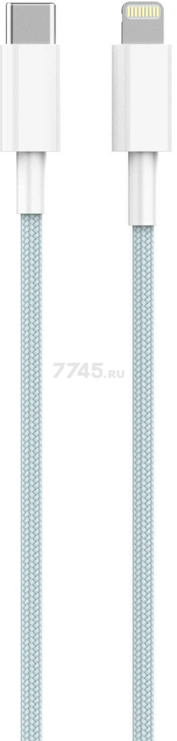 Кабель USB KEIZEN KZ-5289104, Type-C - Lightning, PD20W, 1 м, голубой - Фото 14