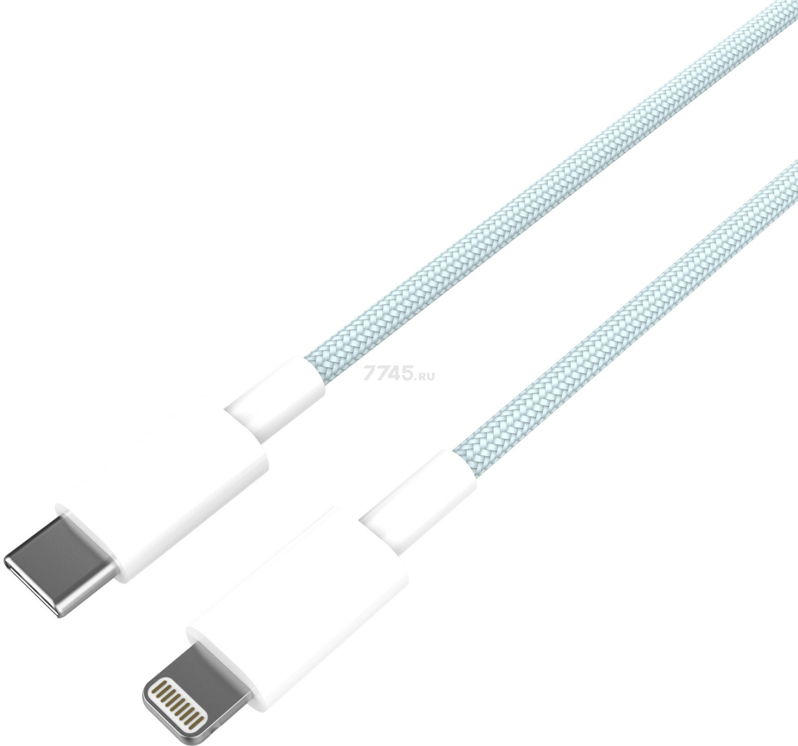 Кабель USB KEIZEN KZ-5289104, Type-C - Lightning, PD20W, 1 м, голубой - Фото 15