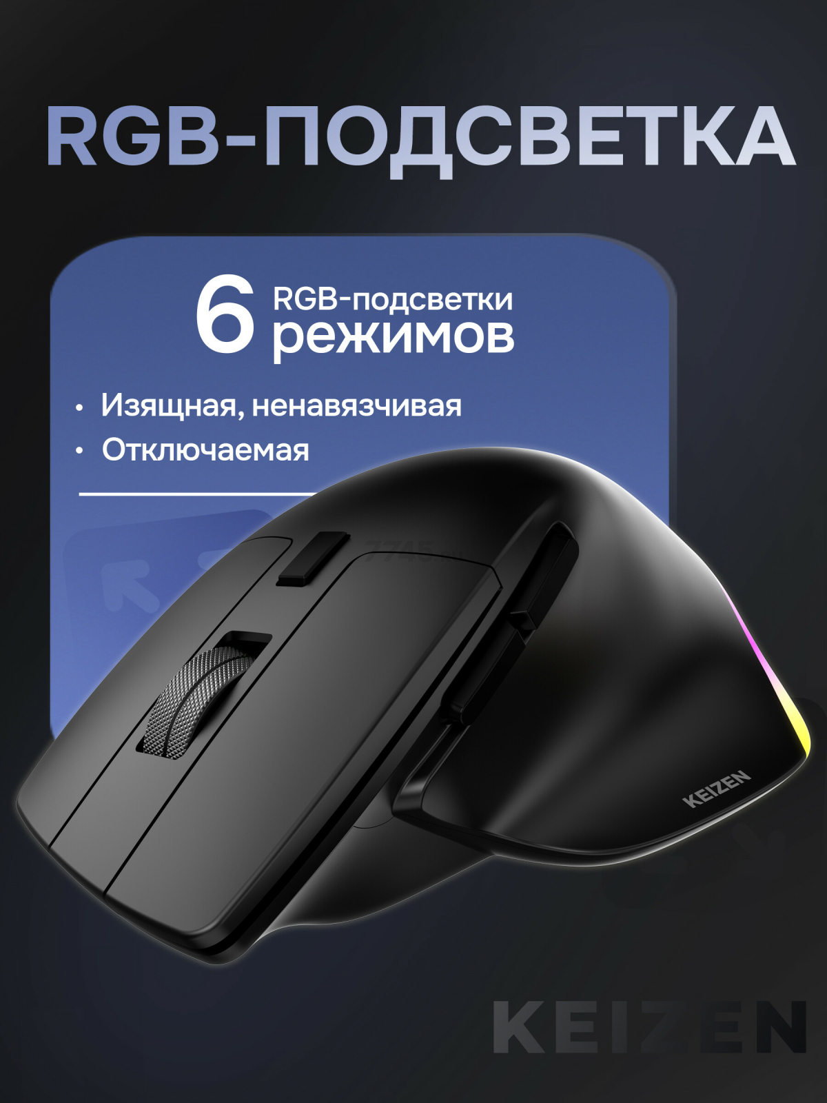 Беспроводная компьютерная мышь KEIZEN KZ-5495102 - Фото 4