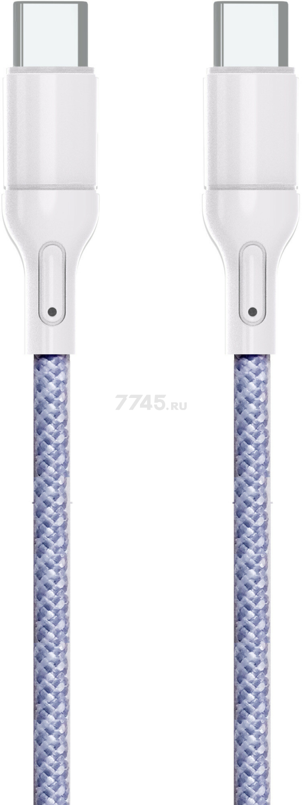 Кабель USB KEIZEN KZ-5289103, Type-C - Type-C, PD100W, 1 м, лиловый - Фото 6