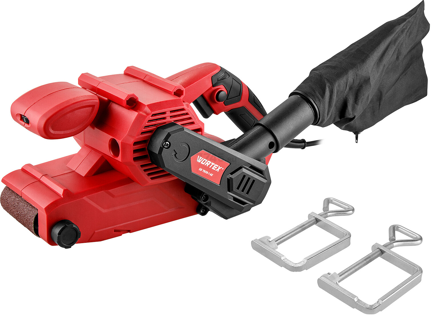 Шлифмашина ленточная WORTEX SB 7609-1 AE (1335708) - Фото 6