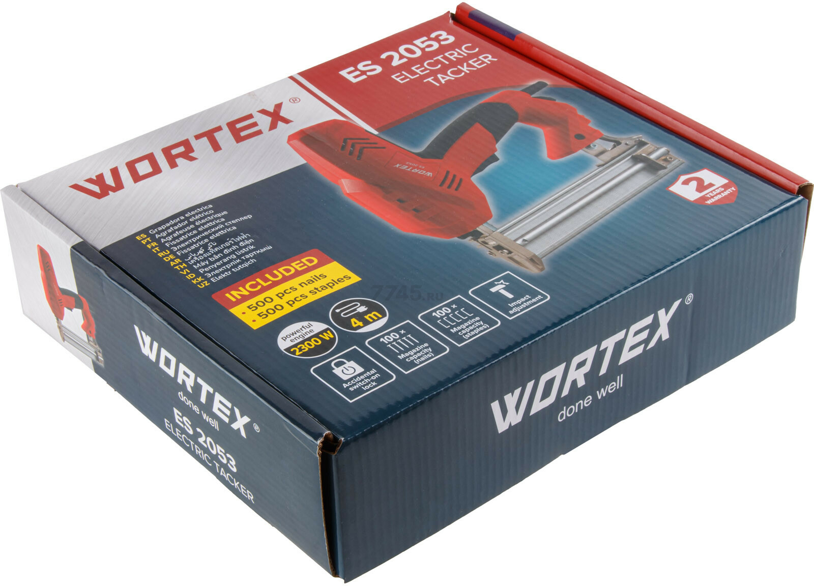 Пистолет скобозабивной WORTEX ES 2053 (1335748) - Фото 8