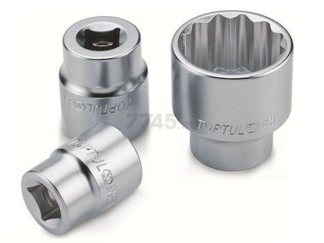 Головка 1/2" 8 мм 12 граней TOPTUL (BAEB1608)