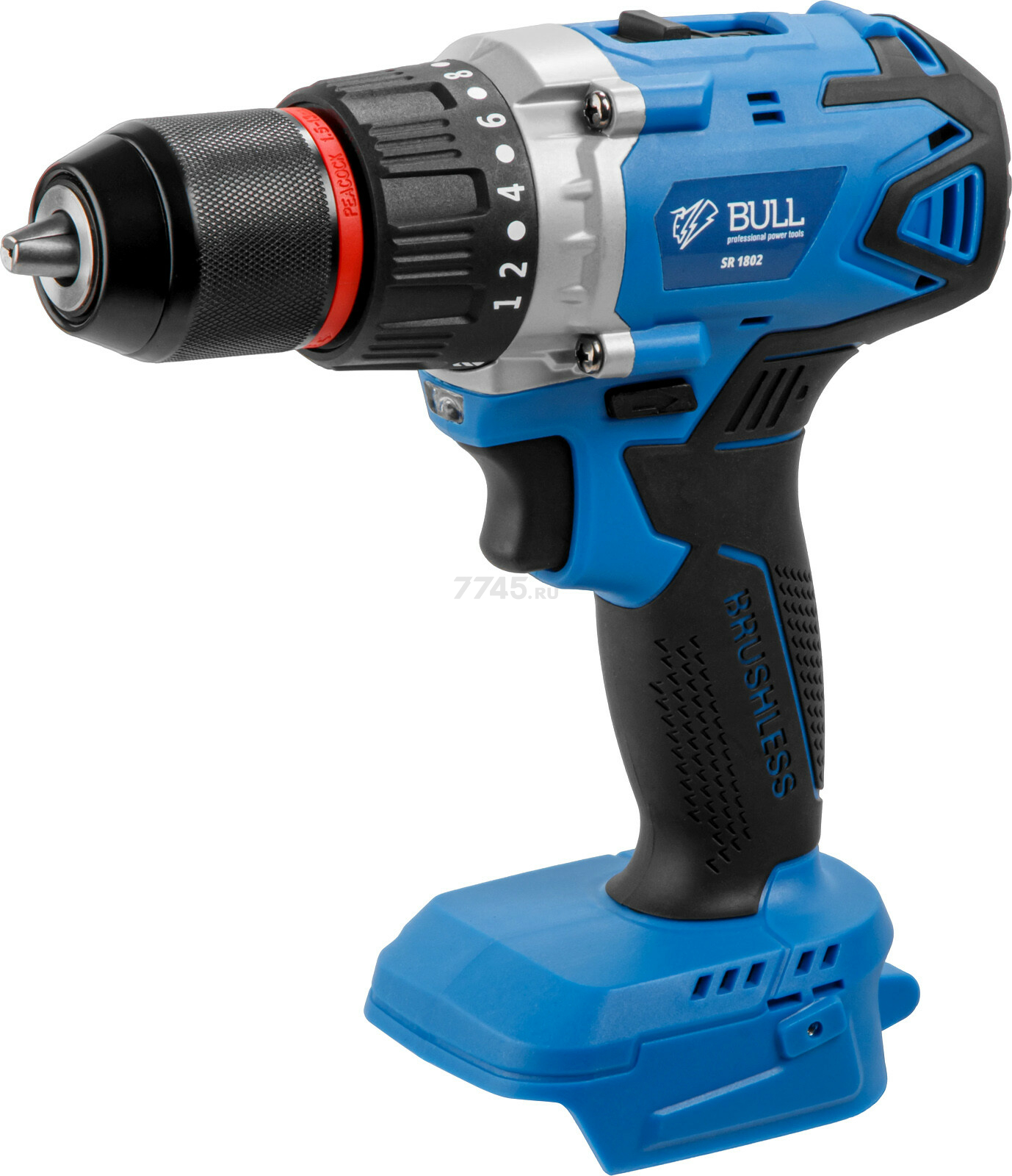 Дрель-шуруповерт аккумуляторная BULL SR 1802 XLTpro (1329863) - Фото 3