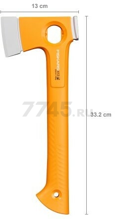 Топор туристический ультралегкий X13 FISKARS (1069101) - Фото 9