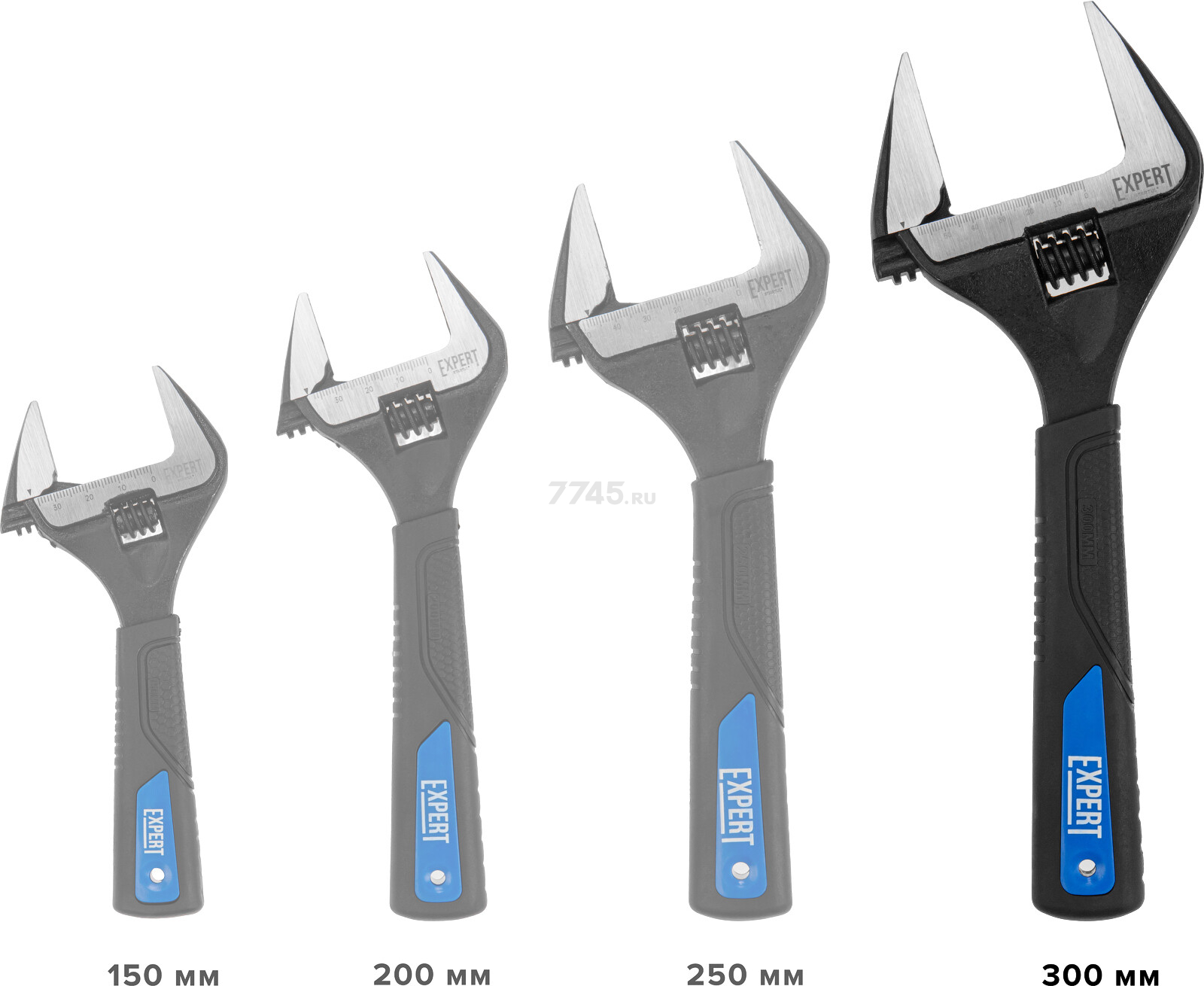 Ключ разводной 300 мм STARTUL Expert (SE4220-30) - Фото 2