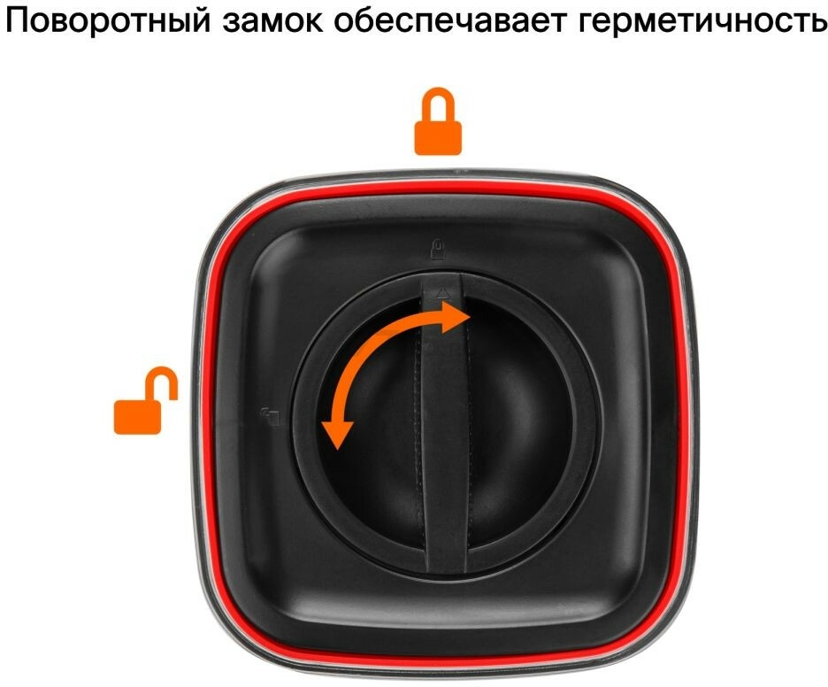 Банка для сыпучих продуктов PERFECTO LINEA Chef 1700 мл (34-109201) - Фото 3