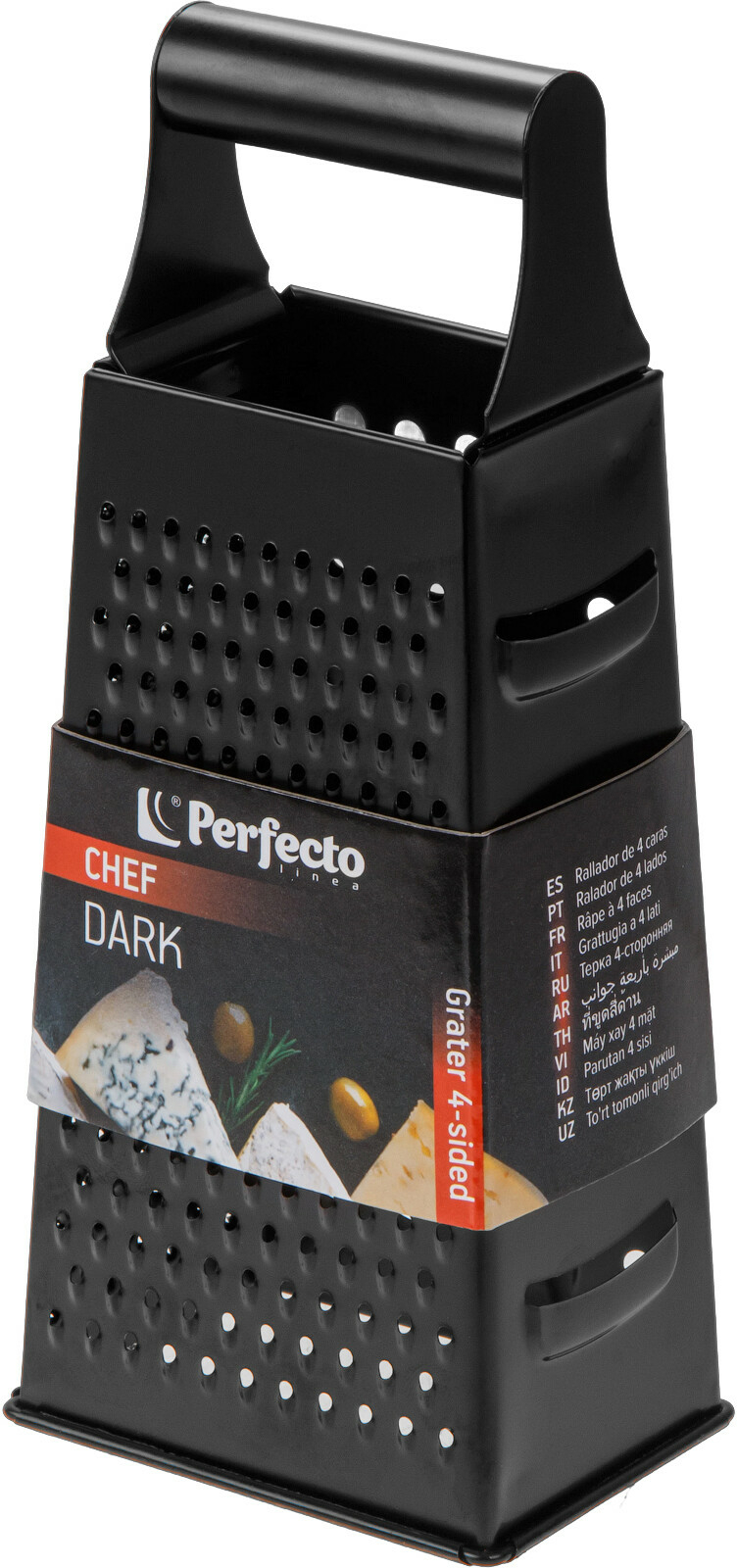 Терка универсальная 4-сторонняя PERFECTO LINEA Chef dark (21-946820)