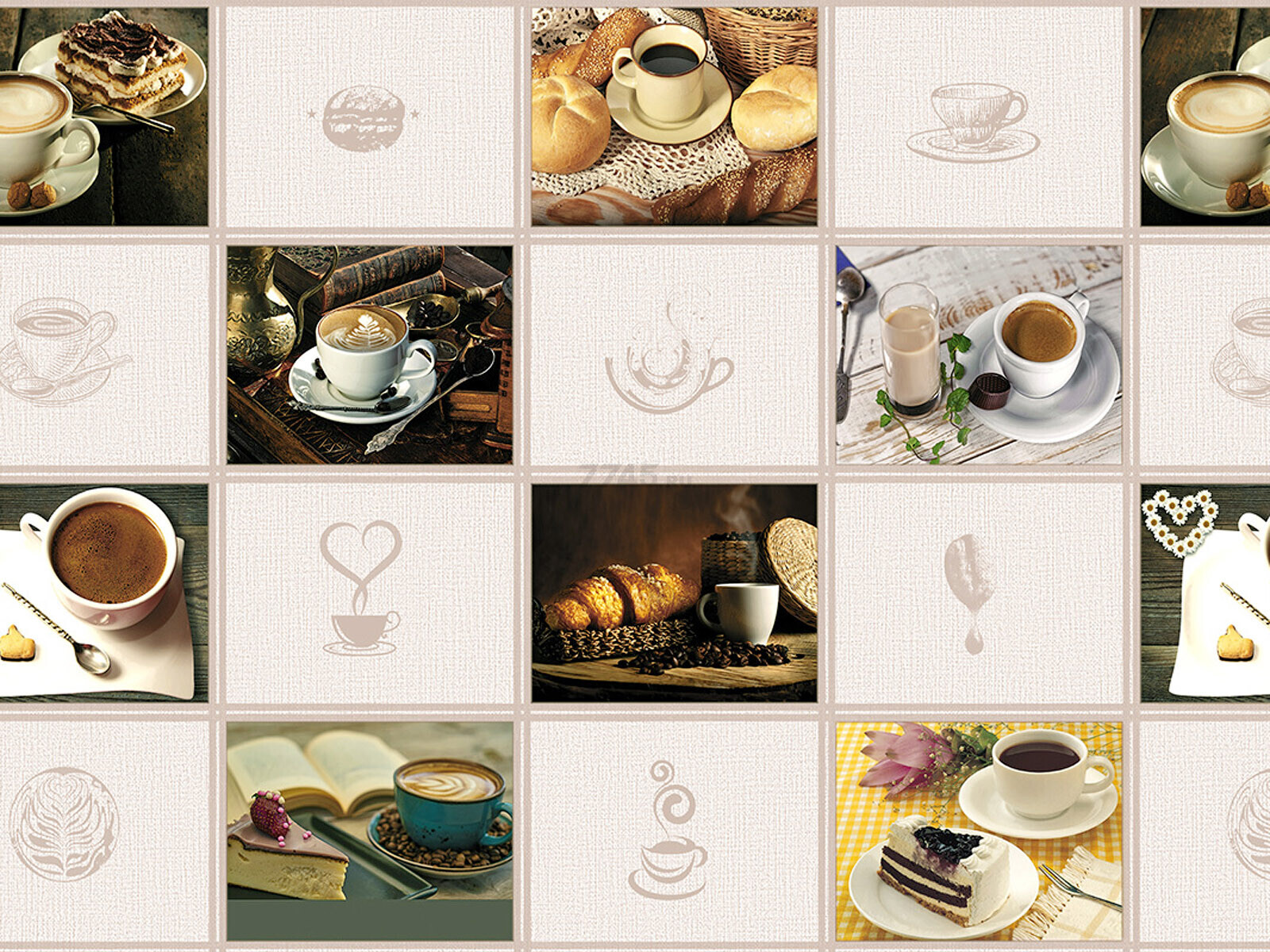 Клеенка столовая 1,3х20 м PERFECTO LINEA Deco (11-165195)