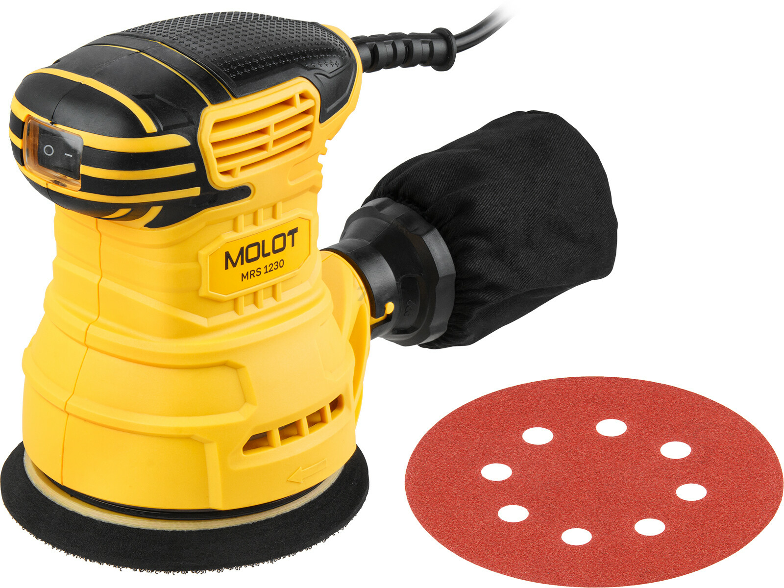 Шлифмашина эксцентриковая (орбитальная) MOLOT MRS 1230 (1335778) - Фото 6