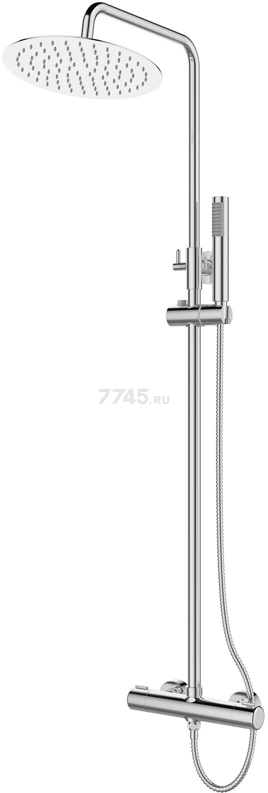 Душевая термостатическая система (Lt), серия THS хром, AV Engineering (AVTHS2-P12-725A)