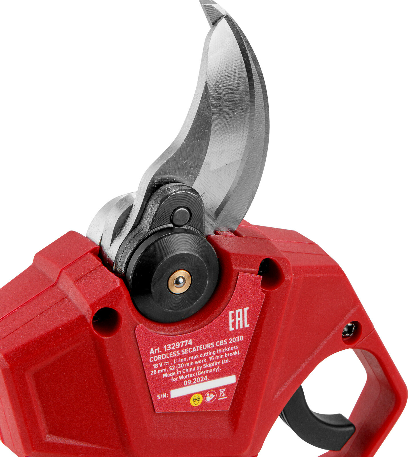 Секатор аккумуляторный WORTEX CBS 2030 ALL1 SET (1329798) - Фото 11