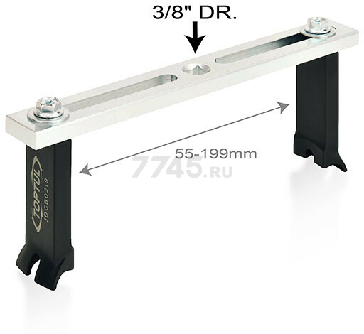 Съемник крышки топливного насоса 55-199 мм TOPTUL (JDCB0219)