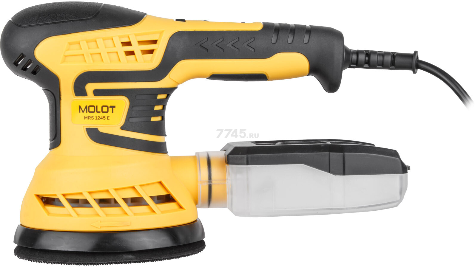 Шлифмашина эксцентриковая (орбитальная) MOLOT MRS 1245 E (1335577) - Фото 4