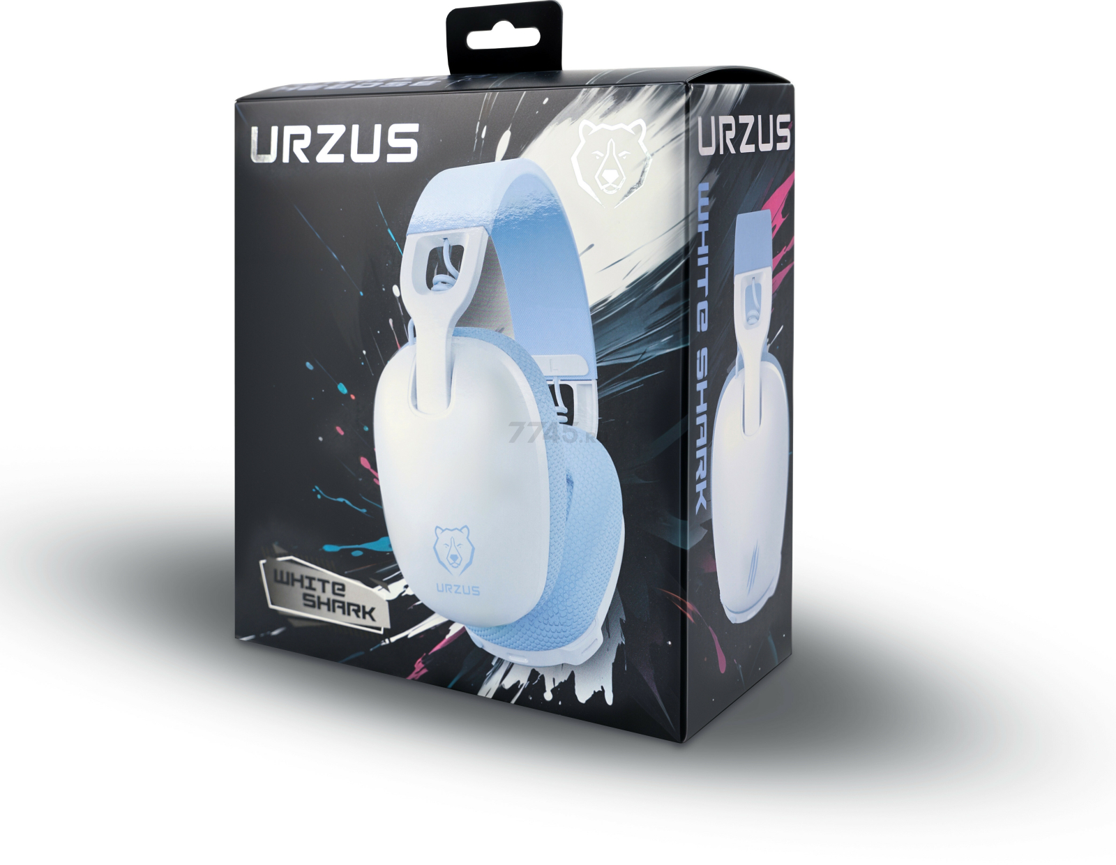 Наушники-гарнитура игровые беспроводные URZUS White Shark (UR-5524119) - Фото 10