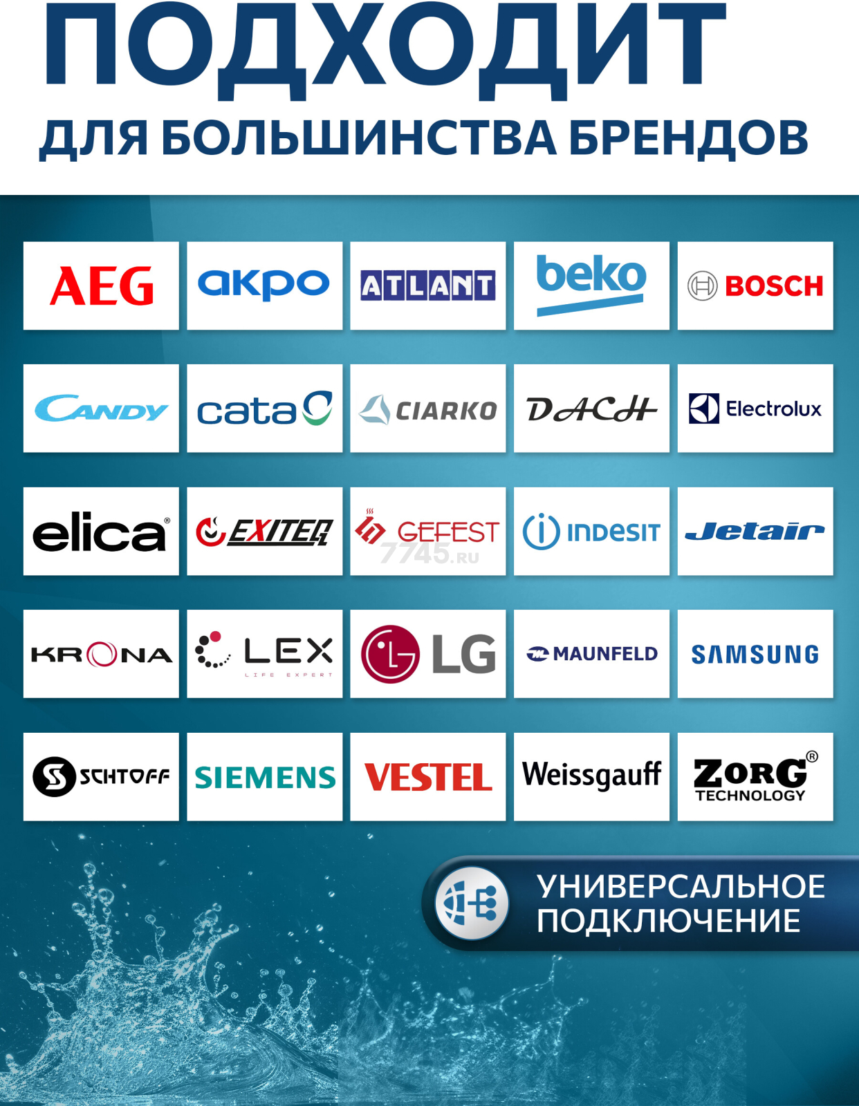 Шланг сливной для стиральной машины ПЭ AV ENGINEERING 4,5 м (AVE3403450) - Фото 5