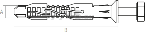 Дюбель фасадный 10х100 мм нейлон потай с шурупом STARFIX 50 штук (SM-46076-50) - Фото 2