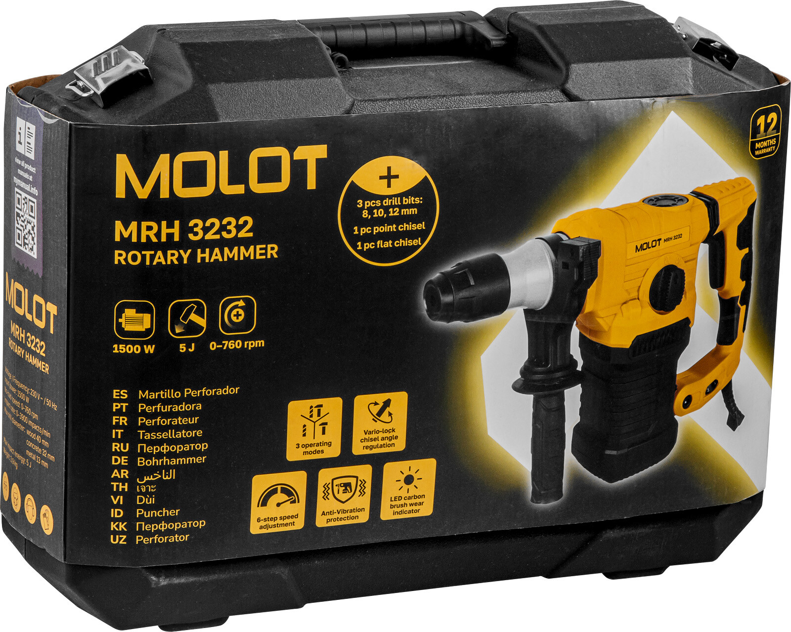 Перфоратор MOLOT MRH 3232 (1325617) - Фото 15