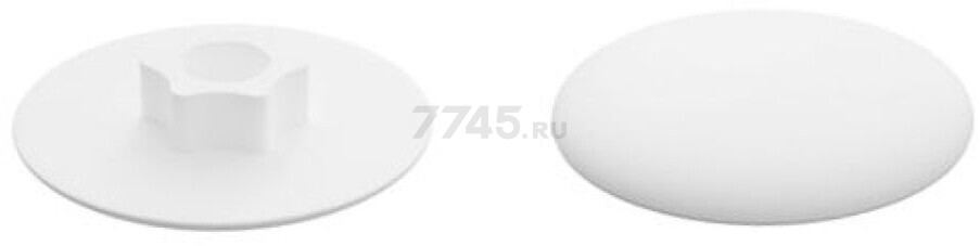 Заглушка для конфирмата декоративная белая STARFIX 50 штук (SMZ1-94527-50)