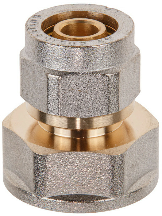 Муфта латунная 16(2.0)х3/4" с внутренней резьбой для трубы PEX AV ENGINEERING (AVE309013)