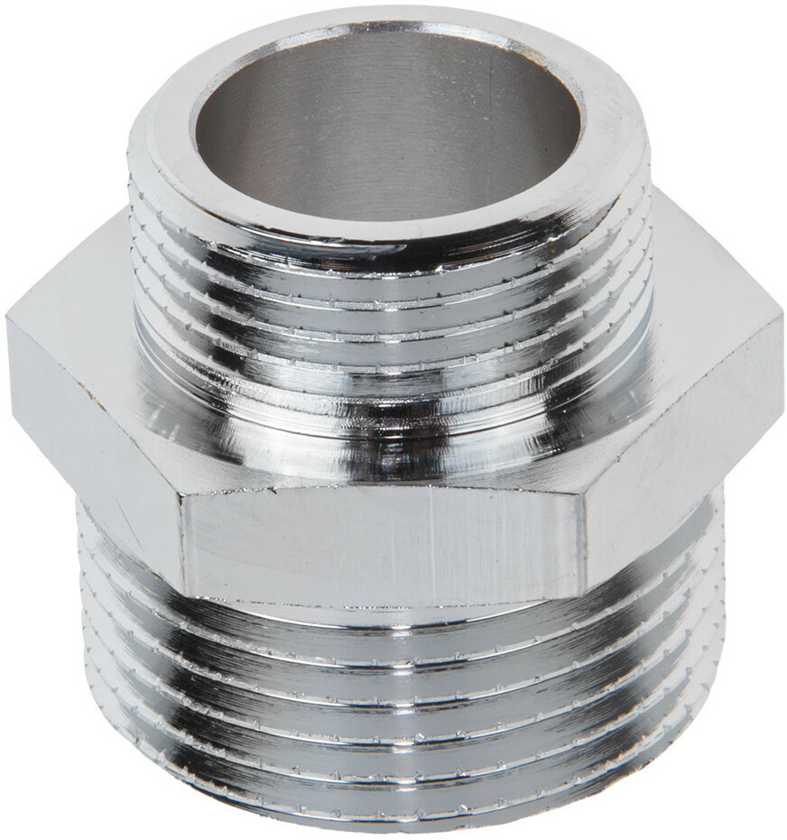 Ниппель латунный редукционный наружная-наружная 1"х3/4" AV ENGINEERING (AVE303021)