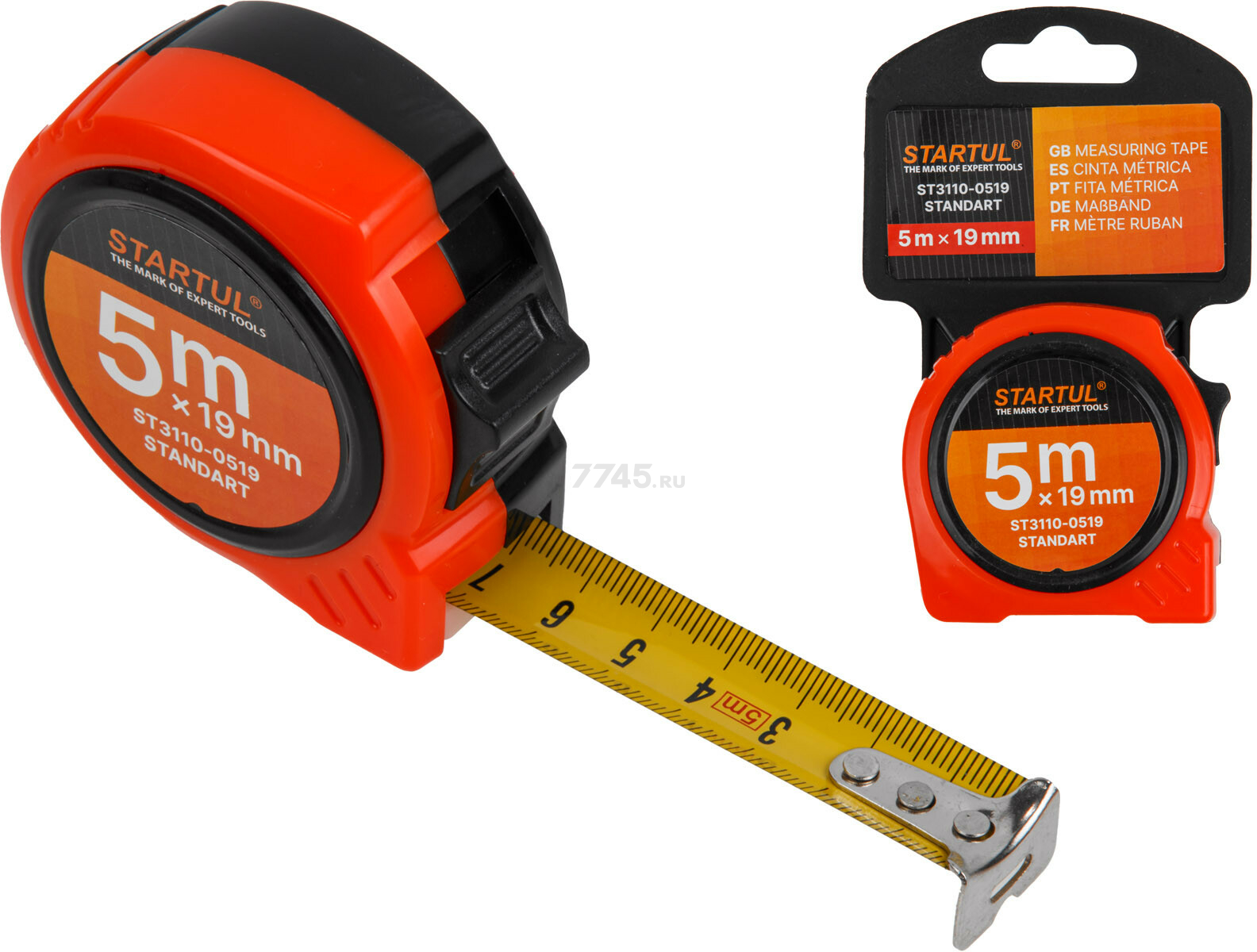 Рулетка 5 м STARTUL STANDART ST3110-0519