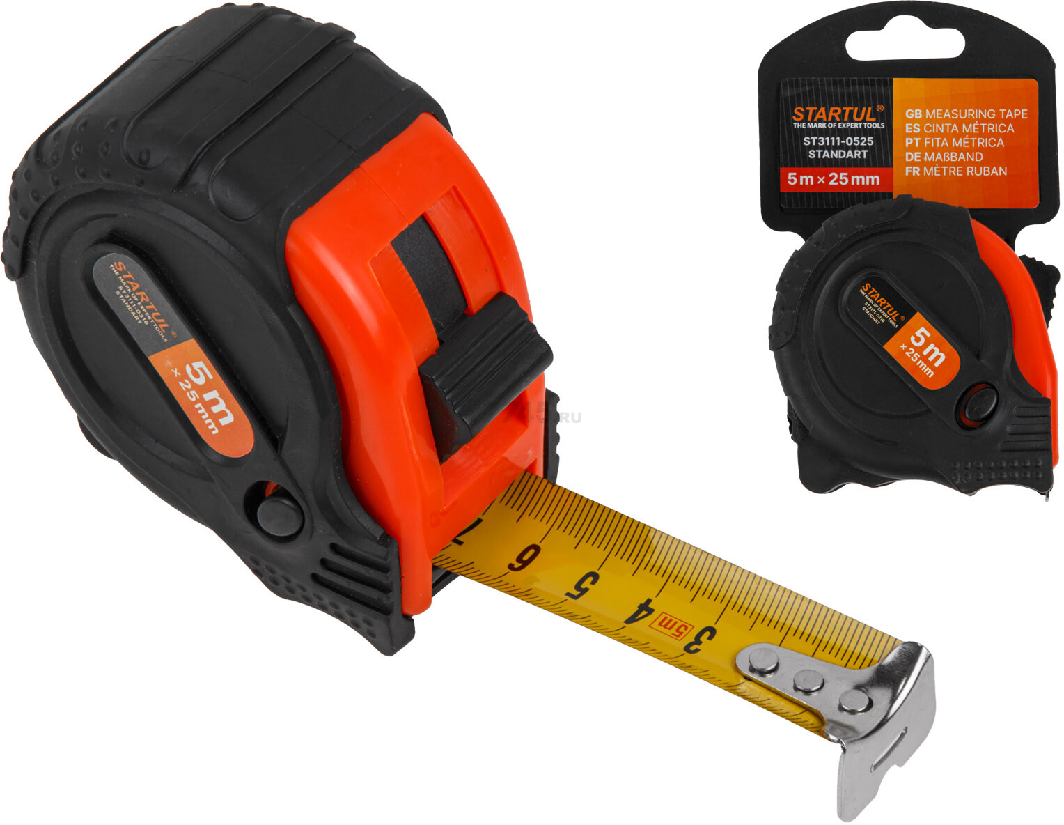 Рулетка 5 м STARTUL STANDART ST3111-0525 - Фото 4
