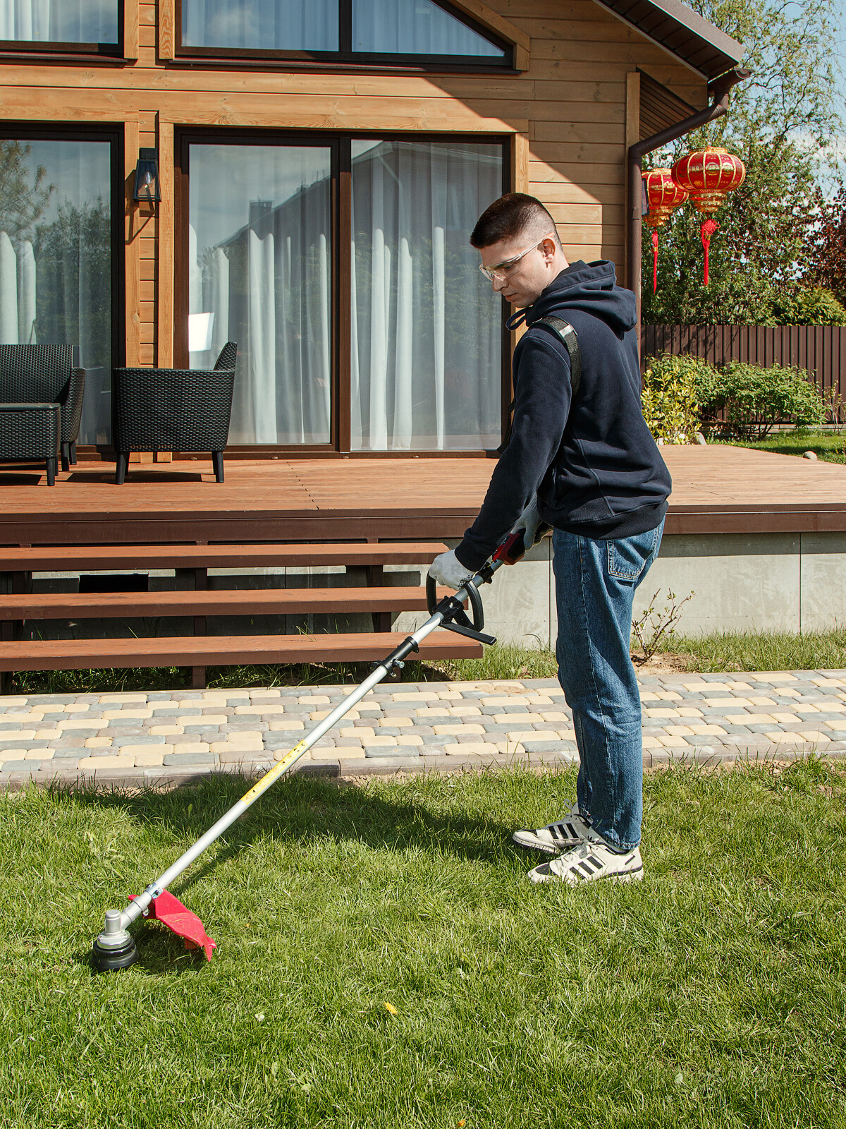 Триммер аккумуляторный WORTEX TB 3036-1 ALL1 XLT SOLO (1334871) - Фото 15