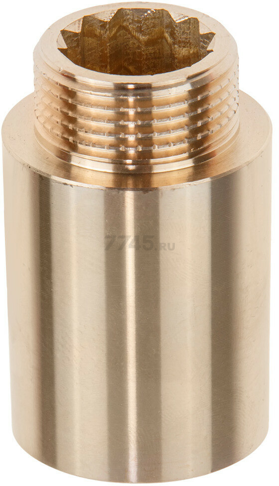 Удлинитель латунный внутренняя-наружная 3/4"х40 мм AV ENGINEERING (AVE301046)