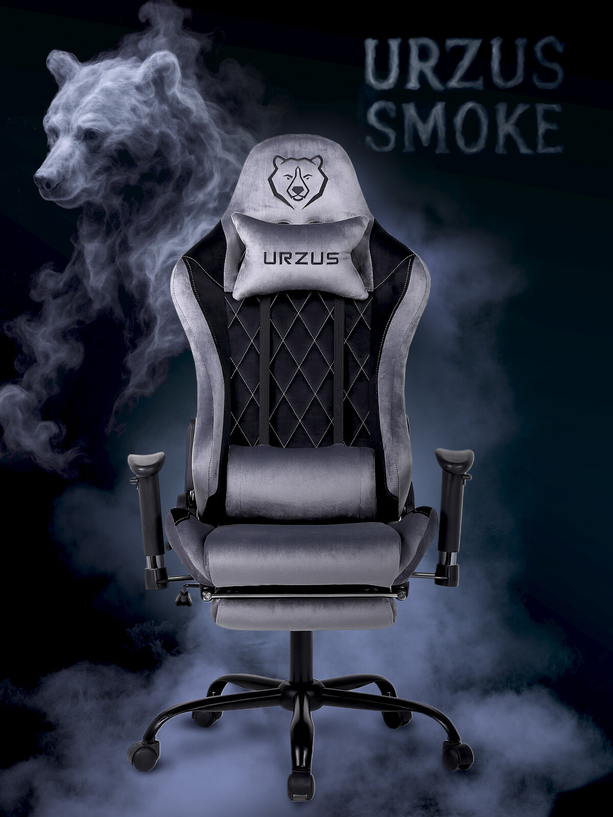 Кресло геймерское URZUS Smoke (UR-7351115)