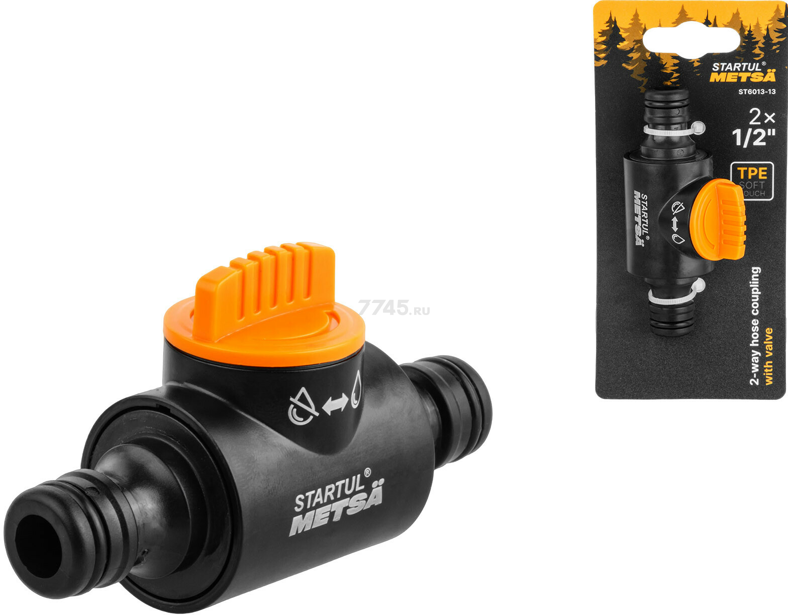 Переходник-соединитель 1/2" с регулятором напора STARTUL METSA (ST6013-13)