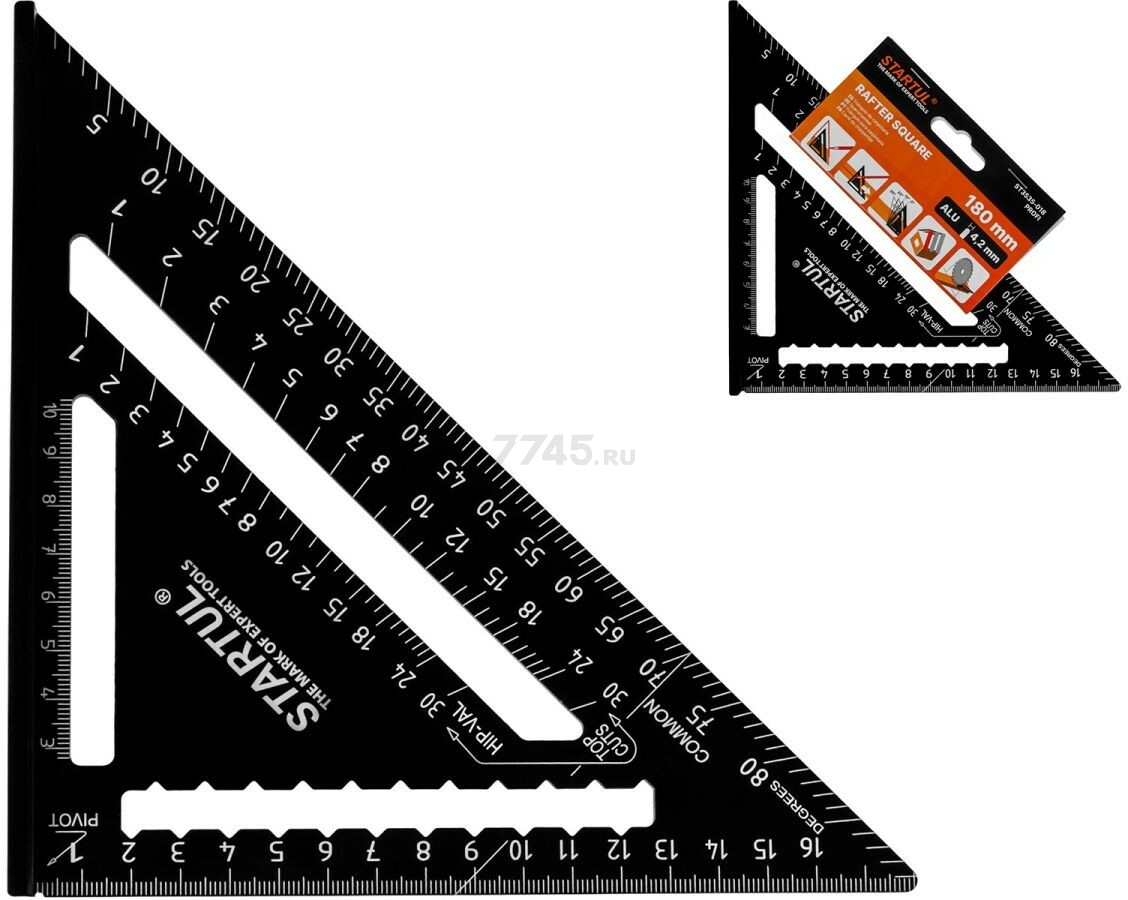 Угольник Свенсона (кровельный) 180 мм STARTUL Master (ST3532-018) - Фото 2