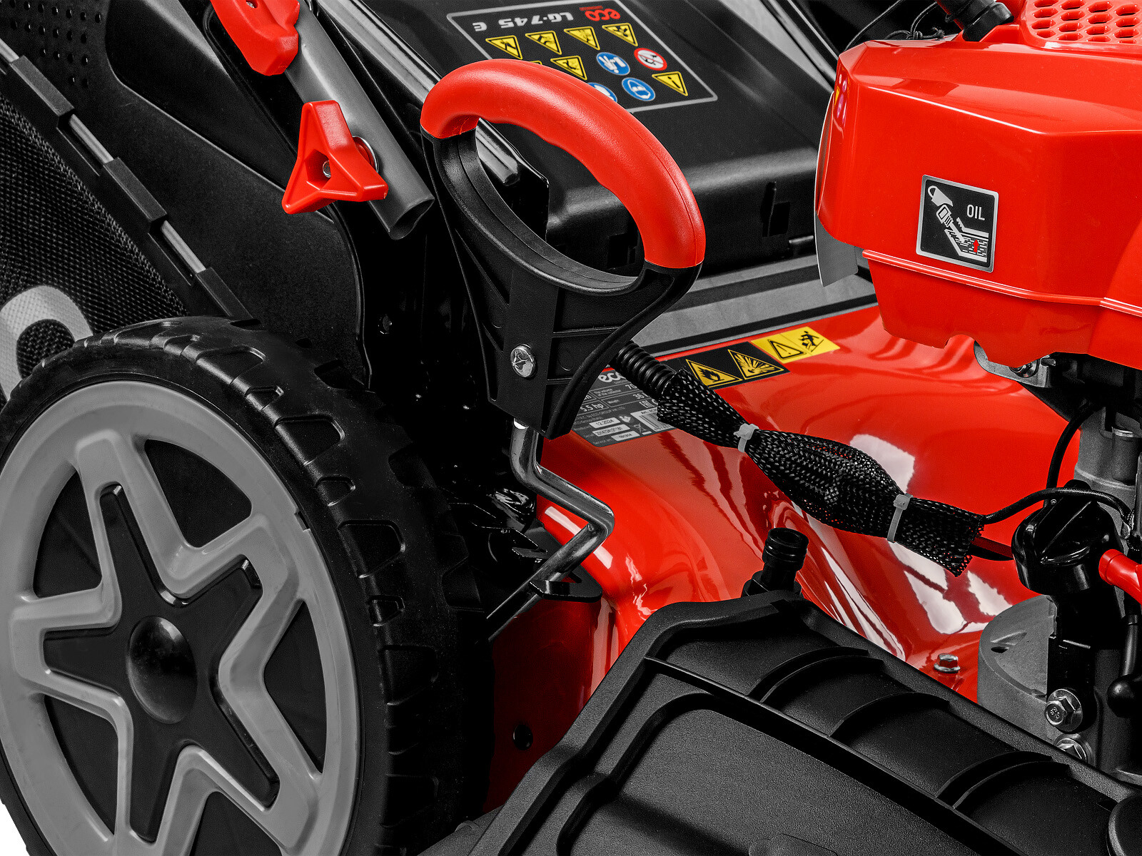 Газонокосилка бензиновая самоходная ECO LG-745 E (EC2014-7) - Фото 11