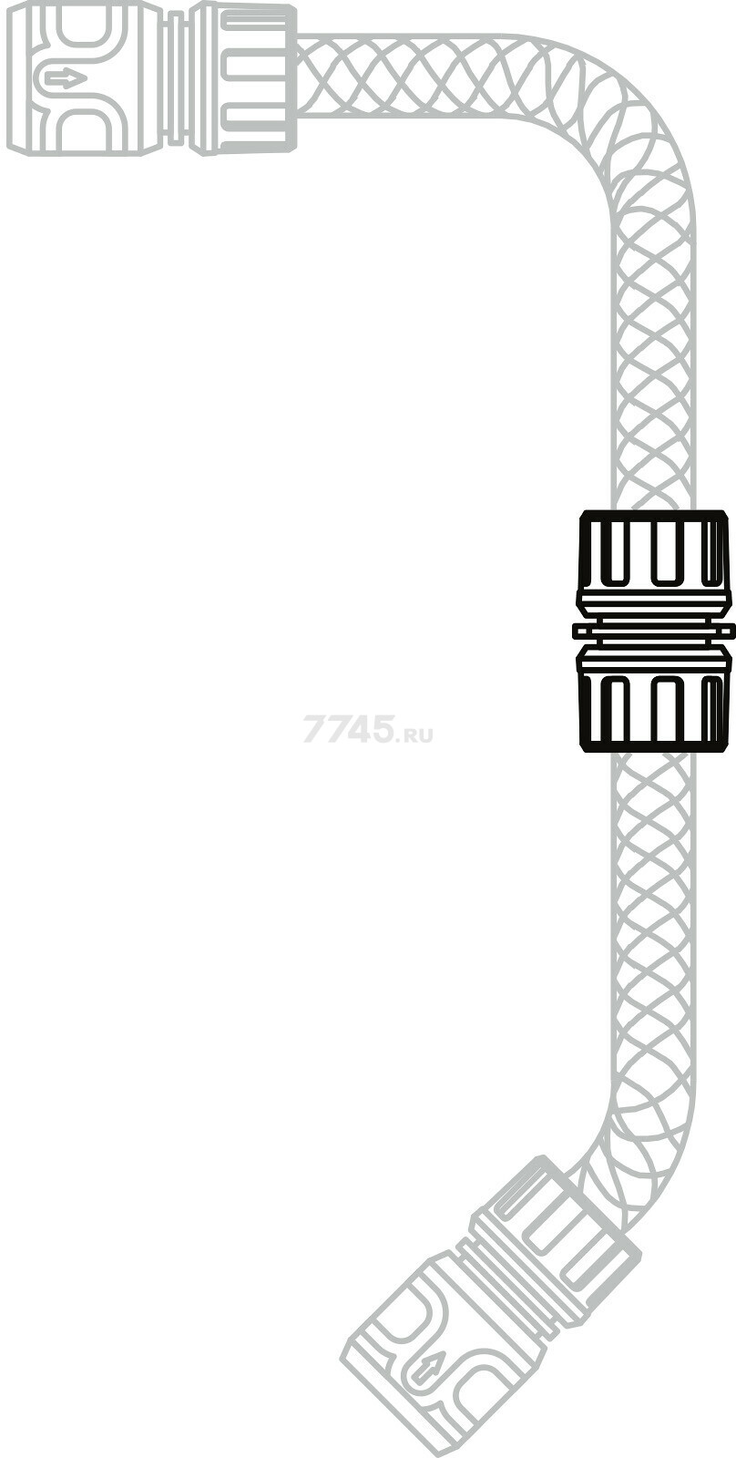 Муфта соед. для шлангов 3/4" STARTUL METSA (ST6013-10-3/4) - Фото 2