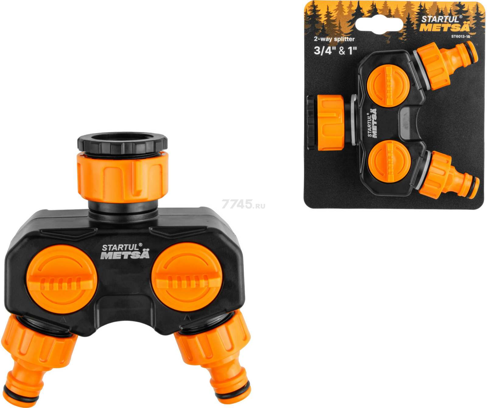 Тройник-распределитель 3/4" и 1" STARTUL Metsa (ST6013-15)