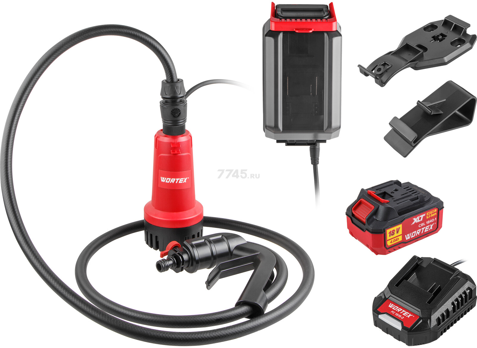 Насос дренажный аккумуляторный WORTEX WP 1820 ALL1 XLT Set (1334870) - Фото 9