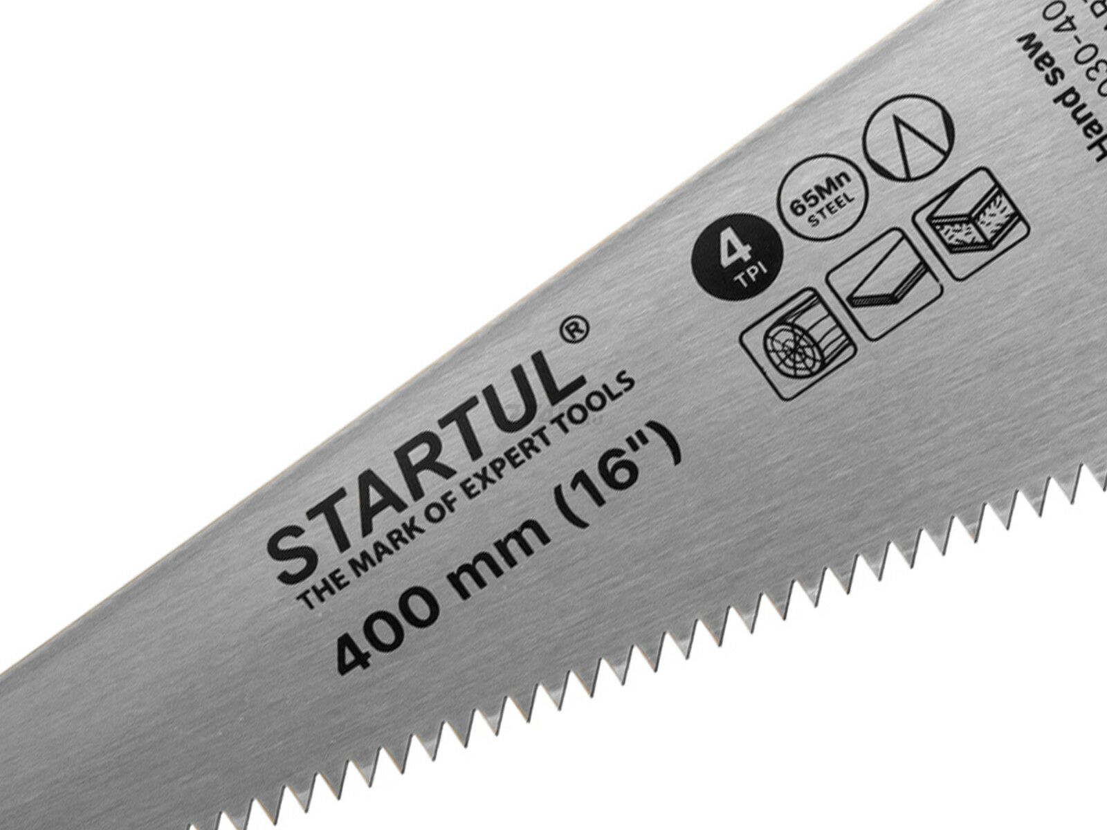 Ножовка по дереву 400 мм 4 TPI STARTUL Standart (ST4030-40) - Фото 2