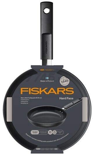 Сковорода алюминиевая 24 см FISKARS Hard Face (1075458) - Фото 6