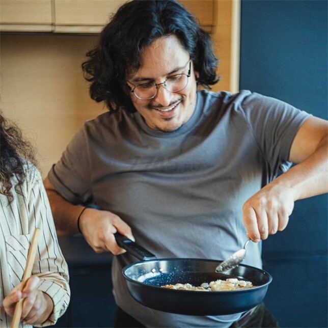 Сковорода алюминиевая 28 см FISKARS Hard Face (1075520) - Фото 11