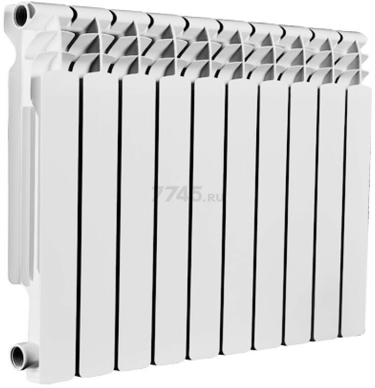 Радиатор биметаллический AV ENGINEERING Гродно 500/80 10 секций (AVE600801)