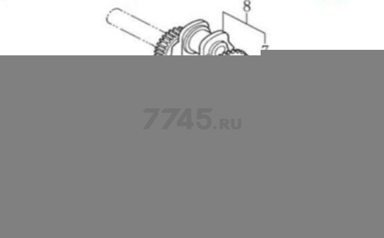 Поршень 77 мм для культиватора/мотоблока Fermer (FMS-01352)