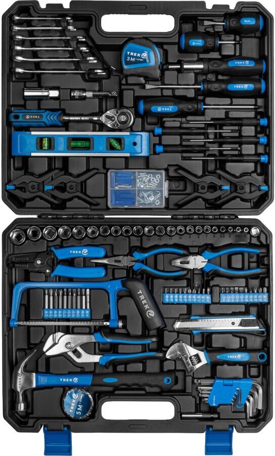 Набор инструментов 1/4", 3/8" 6 граней 168 предметов TREK (TR22168) - Фото 17