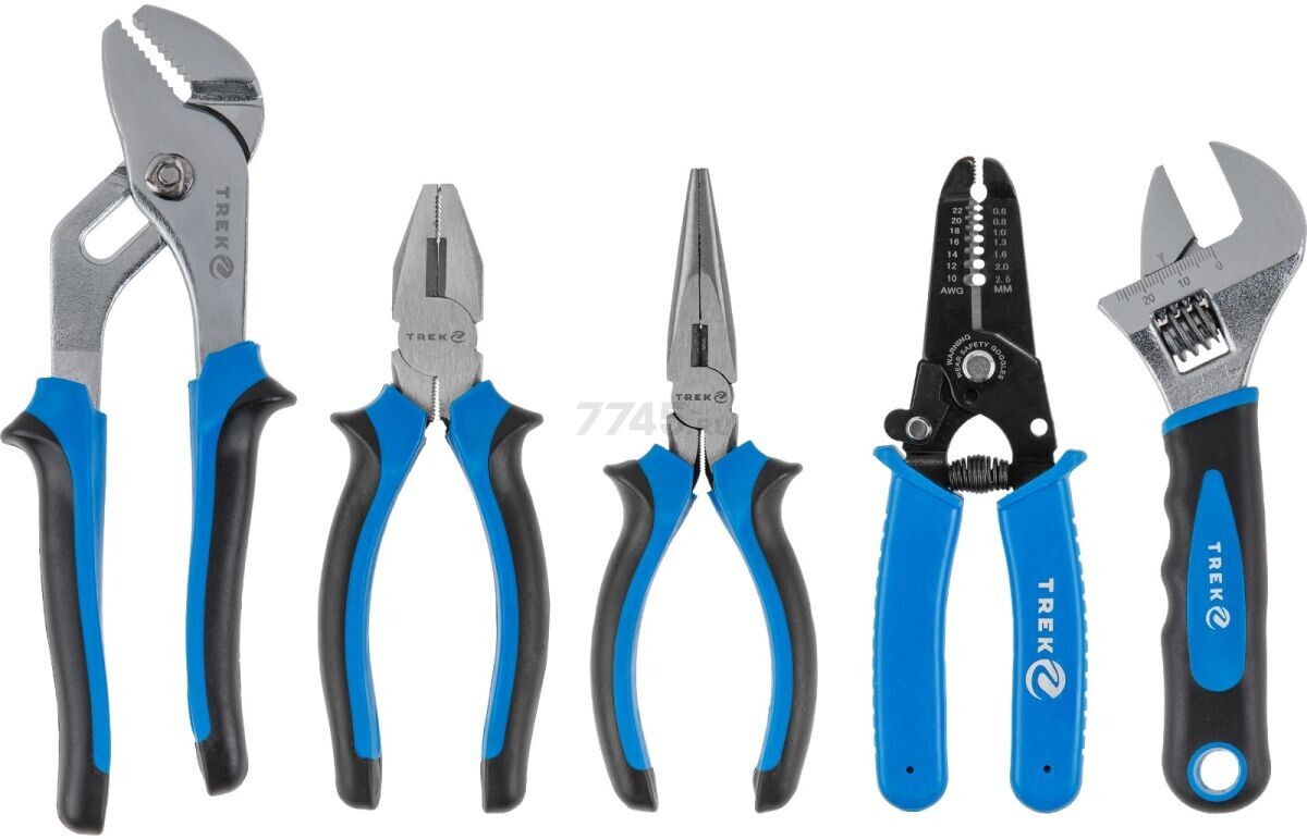 Набор инструментов 1/4", 3/8" 6 граней 168 предметов TREK (TR22168) - Фото 16