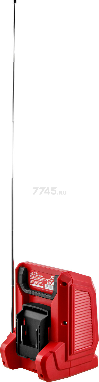 Радио аккумуляторное WORTEX CR 1803 ALL1 XLT SOLO (1334801) - Фото 8
