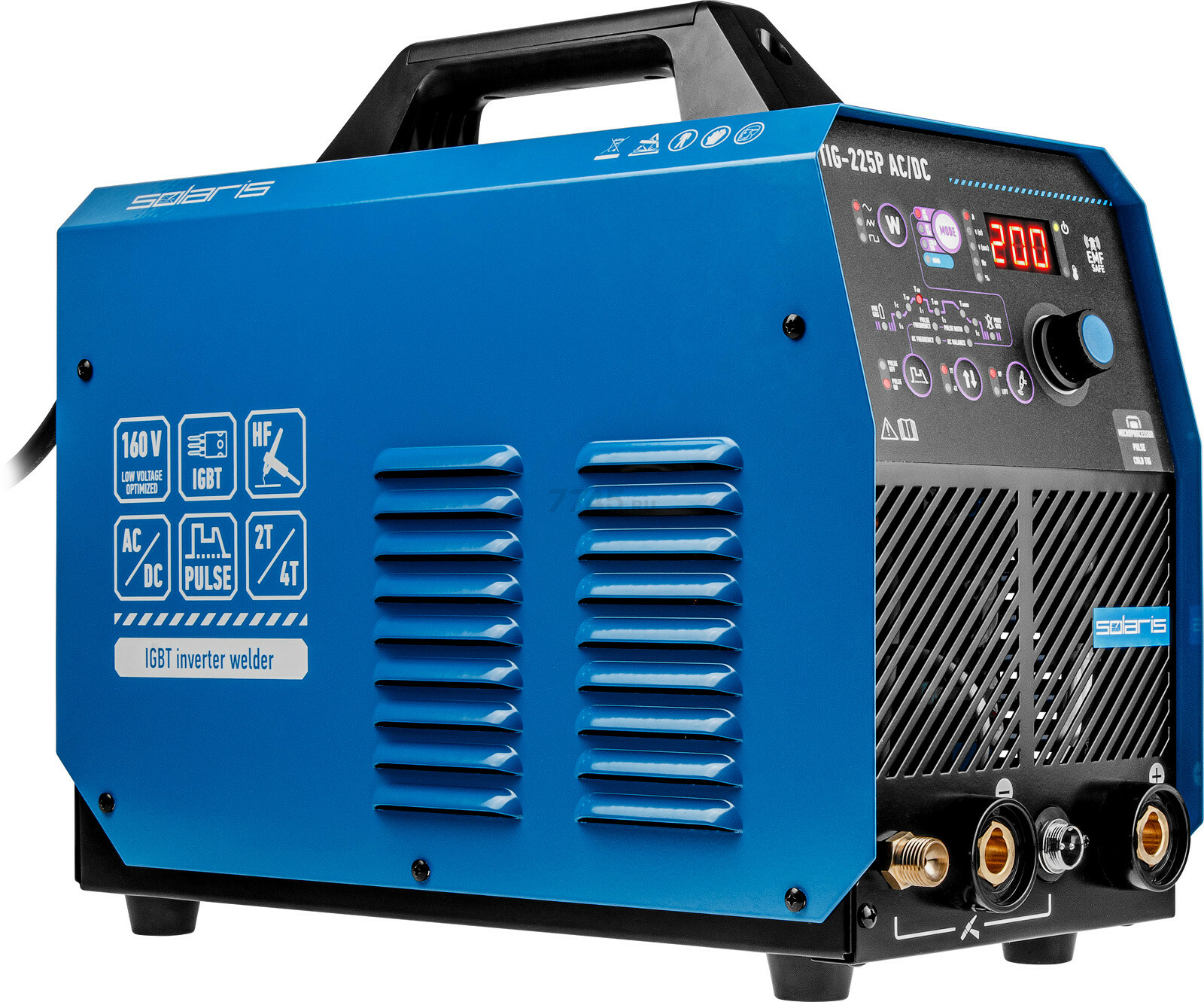 Инвертор сварочный SOLARIS TIG-225P AC/DC (SL5718-8) - Фото 7
