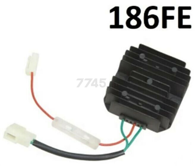 Регулятор напряжения для дизельного двигателя 186F 3 провода (FMS-01273)