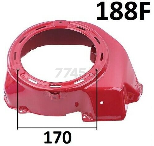 Кожух маховика для двигателя 188F (FMS-01200)